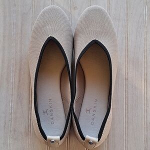 Danskin Soulful Knit Ballet Flat Mary Jane Slip On Lightweight Comfy Chic Shoes